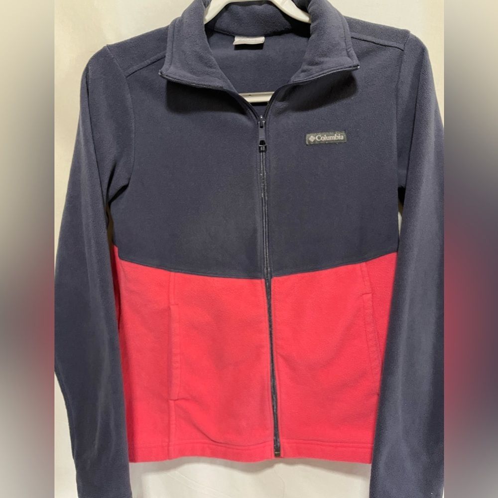 Columbia full zip fleece jacket. Size S.